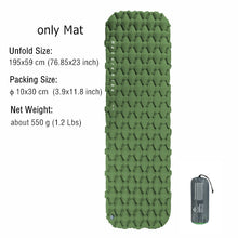 Load image into Gallery viewer, Naturehike Inflatable Mattress Ultralight Waterproof Compact Air Mat Single Sleeping Pad Travel Folding Bed Portable Camping Mat