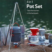 Load image into Gallery viewer, Naturehike Camping Ultralight Backpacking Aluminum Cookware Tableware Portable Kitchen Utensils Cooking Utensils Pot Pan Set