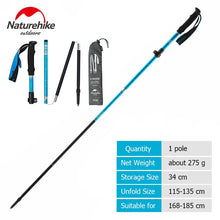 Load image into Gallery viewer, Naturehike Trekking Poles Nordic Aluminum Alloy Ultralight Collapsible