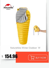 Load image into Gallery viewer, Naturehik Goose Down Slippers Ultralight Indoor Warm Long Journey Sleeping Bag Accessories Camping Outdoor Sports Socks Warm