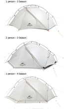 Load image into Gallery viewer, Naturehike 2019 New Arrive Vik Series Ultralight Waterproof White Outdoor Camping Tent For 1 Person Tent