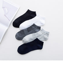 Load image into Gallery viewer, Summer Breathable Sports Socks Solid Socks 5Pairs