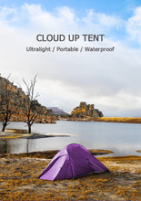 Load image into Gallery viewer, Naturehike Cloud Up 2 Tent Ultralight Camping Tent 1 2 Person Double Layer Waterproof Fishing Tent Backpacking Outdoor Tent