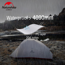 Load image into Gallery viewer, Naturehike Cloud Up 2 Tent Ultralight Camping Tent 1 2 Person Double Layer Waterproof Fishing Tent Backpacking Outdoor Tent