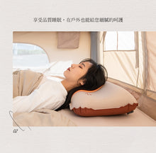 Load image into Gallery viewer, Naturehike Sponge Air Pillow 3D Ultralight Hiking Travel Pillow Portable Pillow Outdoor Inflatable Pillow Elastic Camping Pillow