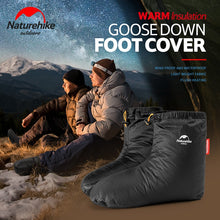 Load image into Gallery viewer, Naturehik Goose Down Slippers Ultralight Indoor Warm Long Journey Sleeping Bag Accessories Camping Outdoor Sports Socks Warm