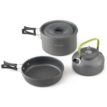 Load image into Gallery viewer, Camping 308 Pot Gas Stove Camping Cookware Outdoor Tableware Picnic Set Piezo Lighter Stove Travel 9 Windshields Windproof