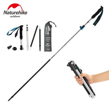 Load image into Gallery viewer, Naturehike Trekking Poles Nordic Aluminum Alloy Ultralight Collapsible