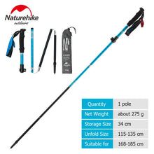 Load image into Gallery viewer, Naturehike Trekking Poles Nordic Aluminum Alloy Ultralight Collapsible
