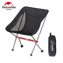 Load image into Gallery viewer, Naturehike Folding Portable Beach Chair Foldable Lighweight Camping Chair Outdoor Backpack Fishing Chair Picnic Chair Seat YL05