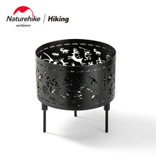 Load image into Gallery viewer, Naturehike Fire Pit Stand Portable Fire Burn Rack Camping Equipment Folding Wood Fire Frame Heating Charcoal Stove Wood Furnace