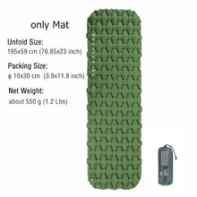 Load image into Gallery viewer, Naturehike Inflatable Mattress Ultralight Waterproof Compact Air Mat Single Sleeping Pad Travel Folding Bed Portable Camping Mat
