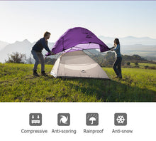 Load image into Gallery viewer, Naturehike Cloud Up 2 Tent Ultralight Camping Tent 1 2 Person Double Layer Waterproof Fishing Tent Backpacking Outdoor Tent
