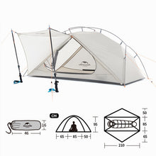 Load image into Gallery viewer, Naturehike 2019 New Arrive Vik Series Ultralight Waterproof White Outdoor Camping Tent For 1 Person Tent
