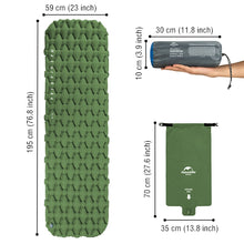 Load image into Gallery viewer, Naturehike Inflatable Mattress Ultralight Waterproof Compact Air Mat Single Sleeping Pad Travel Folding Bed Portable Camping Mat
