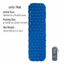 Load image into Gallery viewer, Naturehike Inflatable Mattress Ultralight Waterproof Compact Air Mat Single Sleeping Pad Travel Folding Bed Portable Camping Mat
