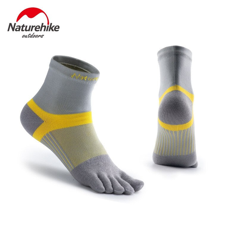 Naturehike 1 Pair Running Toe Socks Quick Drying Sports Low Cut Sock Breathable For Outdoor Camping Hiking Trail Cycling Jogging