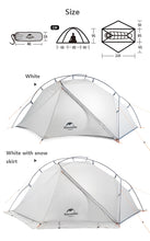 Load image into Gallery viewer, Naturehike Tent VIK Ultralight Single Tent Waterproof Camping Tent Outdoor Hiking Tent 1 People 2 People Travel Cycling Tent
