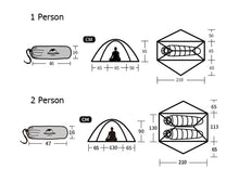 Load image into Gallery viewer, Naturehike 2019 New Arrive Vik Series Ultralight Waterproof White Outdoor Camping Tent For 1 Person Tent
