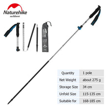 Load image into Gallery viewer, Naturehike Trekking Poles Nordic Aluminum Alloy Ultralight Collapsible
