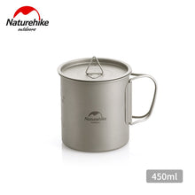 Load image into Gallery viewer, Naturehike Lightweight Titanium Flatware Set Folding Water Cup Mug Tableware Outdoor Cookware Dinner Bowl  NH20CJ005
