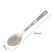 Load image into Gallery viewer, 3pcs/set Titanium Cutlery Set Ultra Lightweight Knife Fork Spoon
