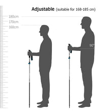 Load image into Gallery viewer, Naturehike Trekking Poles Nordic Aluminum Alloy Ultralight Collapsible
